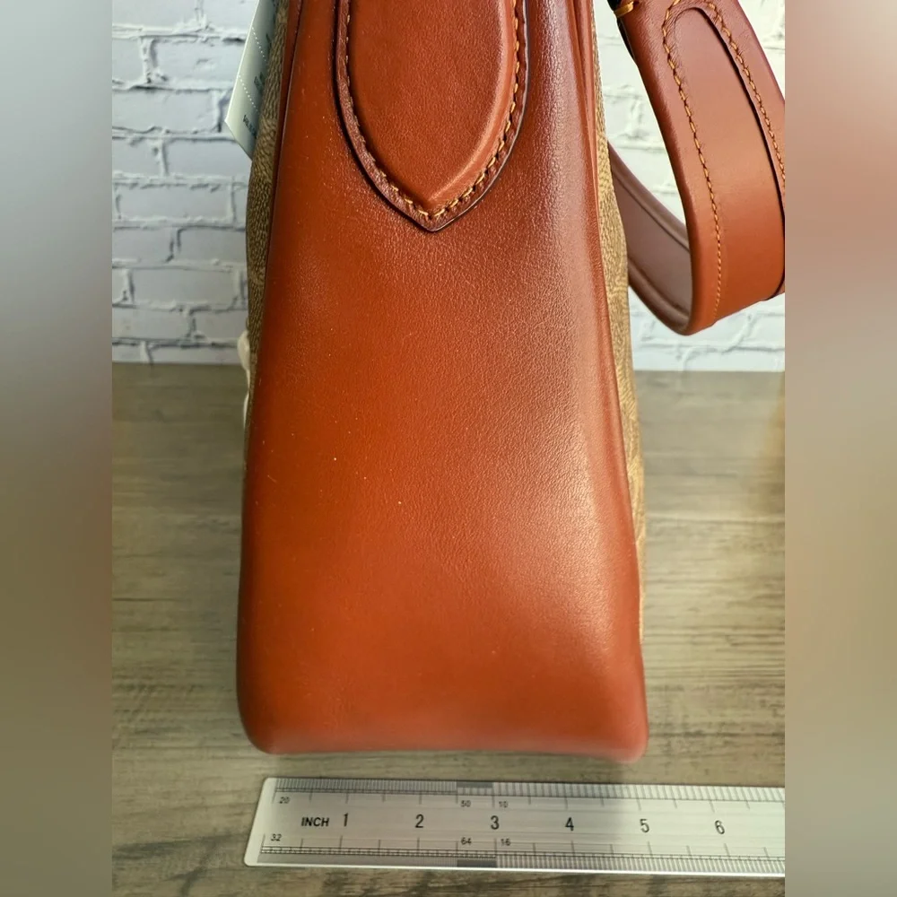 Coach signature coated